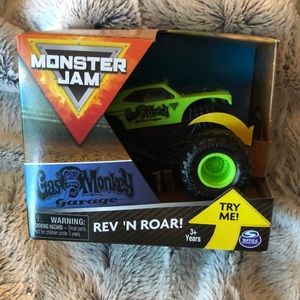 Monster Jam Gas Monkey Garage Rev ‘N Roar NIP